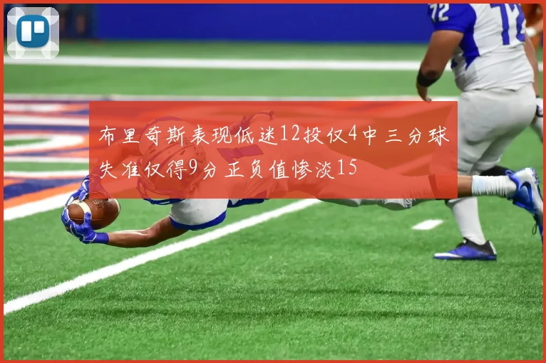 布里奇斯表现低迷12投仅4中三分球失准仅得9分正负值惨淡15